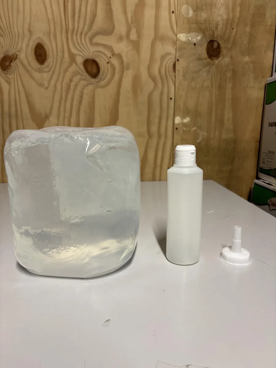 Lot de 2 - Gel échographie - Transparent - 5 Litres-Cubitainer + Flacon vide
