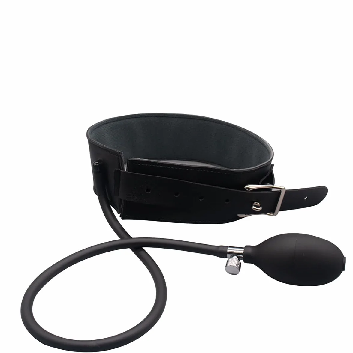 Collier Gonflable Fun pour BDSM – Collier de Jeu de Rôle Ajustable pour Hommes et Femmes – Jouet de Contrainte Réglable pour Adultes