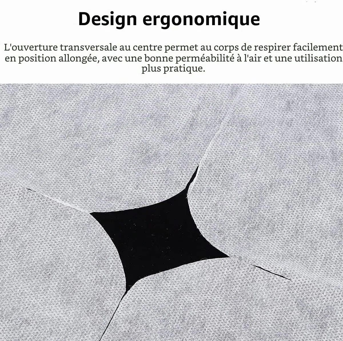 200Pcs Protege Têtière Non Tissé Housses D'appui-tête Jetables pour Table de Massage, 40 x 40 cm Chiffons pour Fente Nasale, Coussin Facial Jetable pour Salons Beauté Spa Hôtels Tatouages Lash Bed