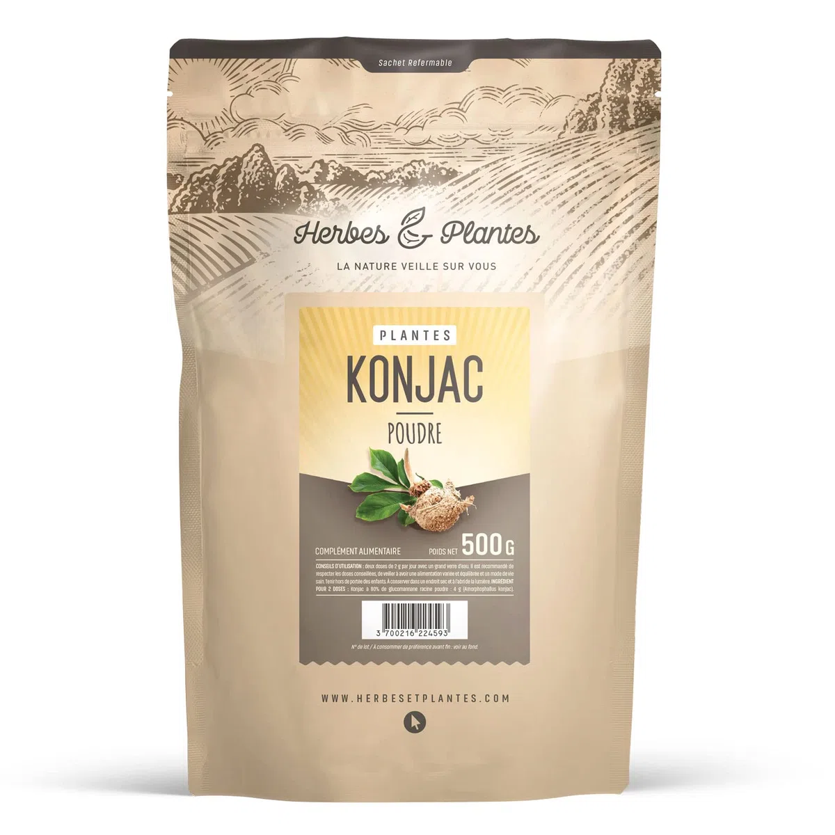 Konjac en poudre 500 g