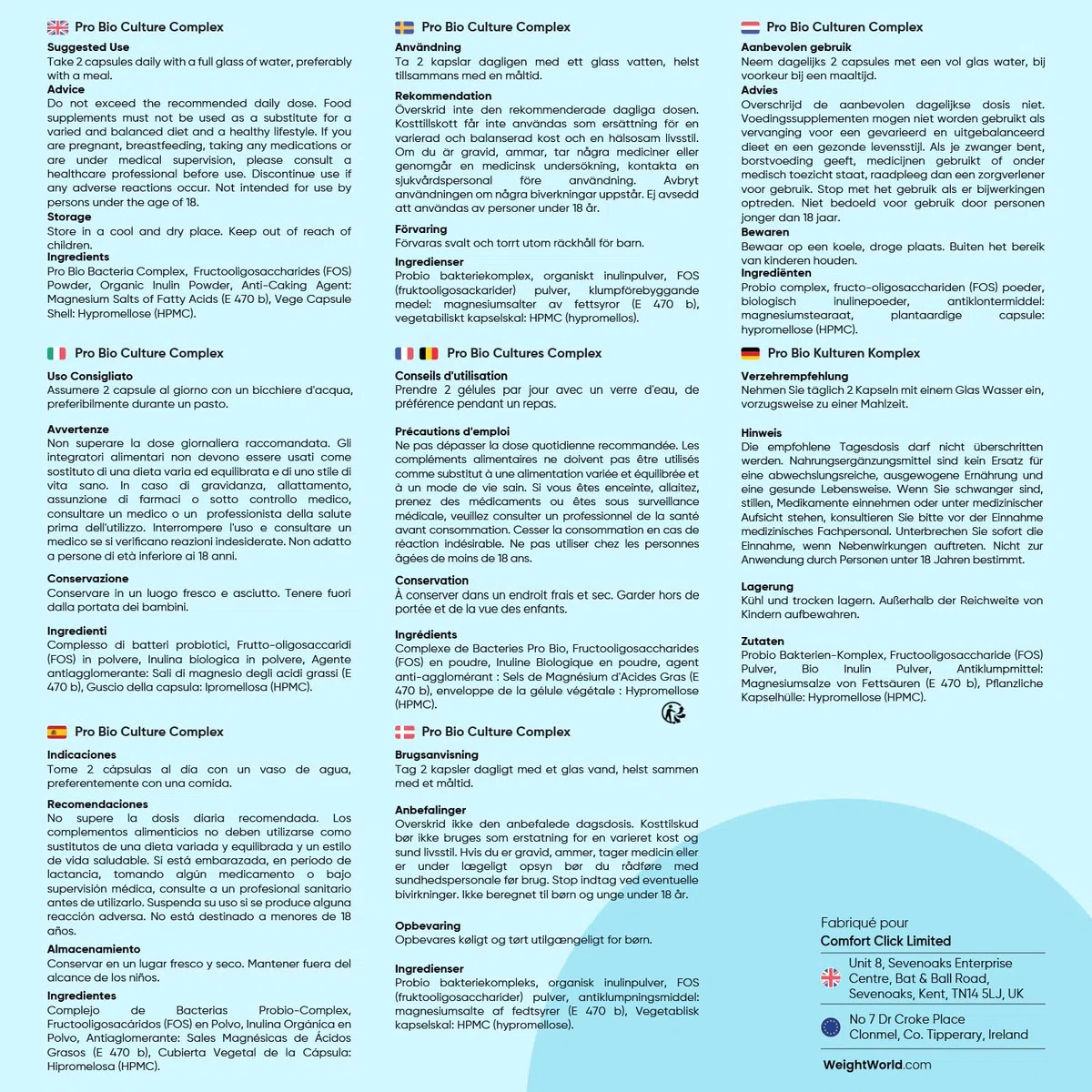 Probiotiques et Prébiotiques, 60 Milliards d'UFC 20 Souches Prébiotiques et Probiotiques, 120 Gélules Vegan, Lactobacillus Reuteri, Lactobacillus Gasseri, Plantarum, Bifidobacterium Longum, Infantis