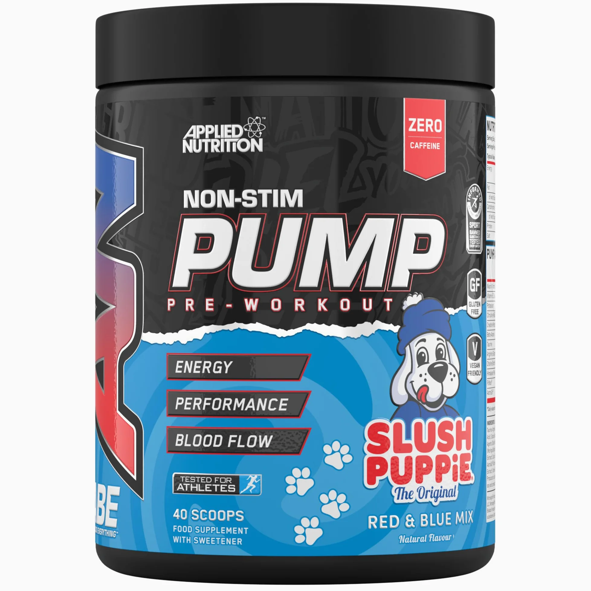 Applied Nutrition ABE PUMP Sans Stimulants, Slush Puppie, 500g