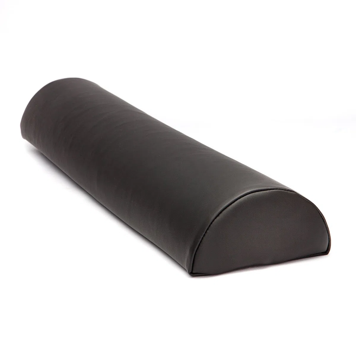 WellTouch Rouleau de Rangement Semi-Circulaire pour Table de Massage - Coussin de positionnement pour Massage et thérapie - Taille S : 65 x 15 x 7,5 cm (Noir)
