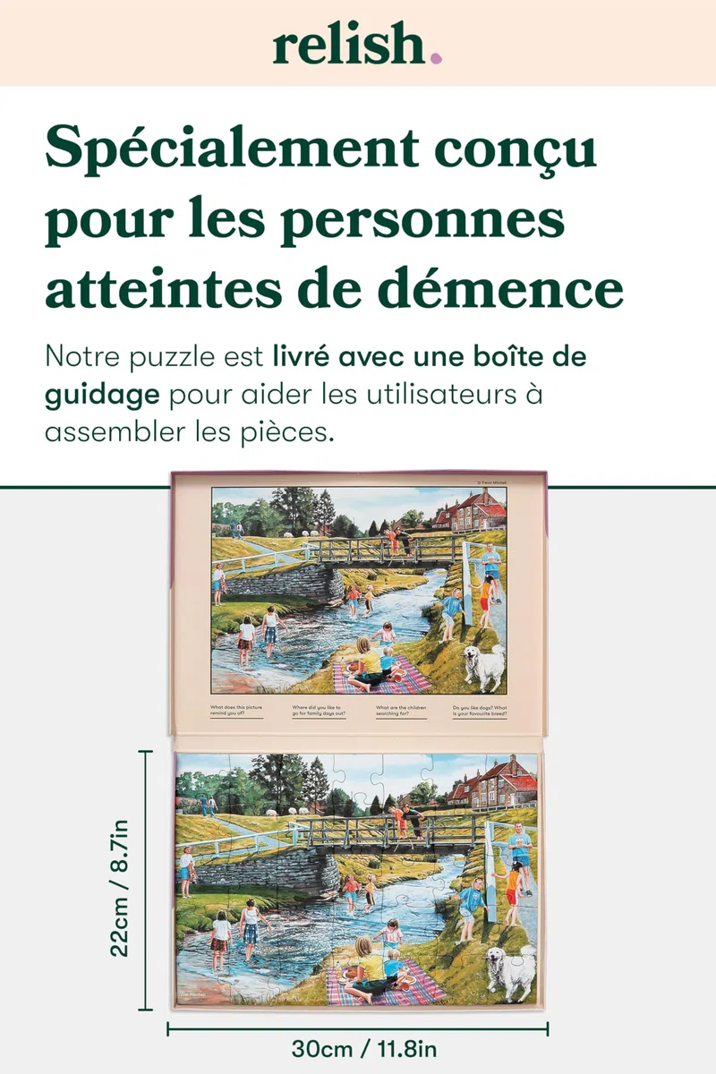 Relish ‘Spring Picnic’ Puzzle 35 Pièces : Activités Adaptées aux Seniors Atteints de Démence ou d’Alzheimer