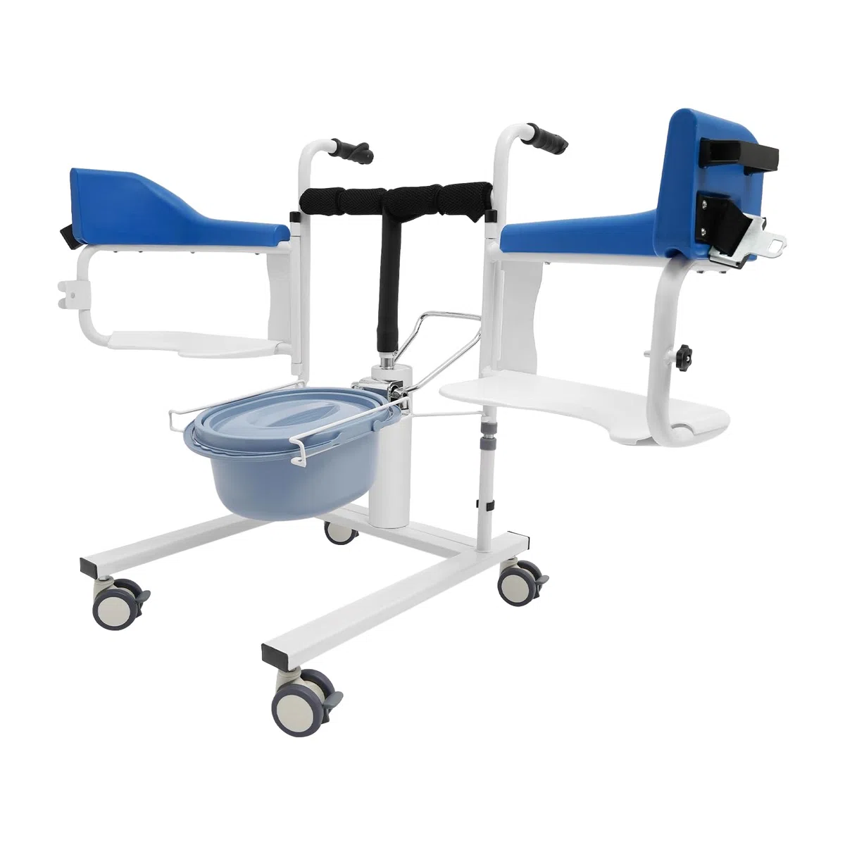 Siège ÉléVateur Hydraulique pour Patients - Fauteuil Roulant Hydraulique pour Patients - Chaise de Transfert de Patients - Chaise de Douche Portable -Convient Maisons Maisons Infirmiers HôPitaux