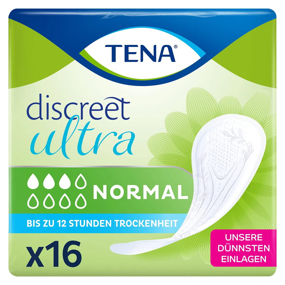Serviettes TENA Discreet Ultra x128