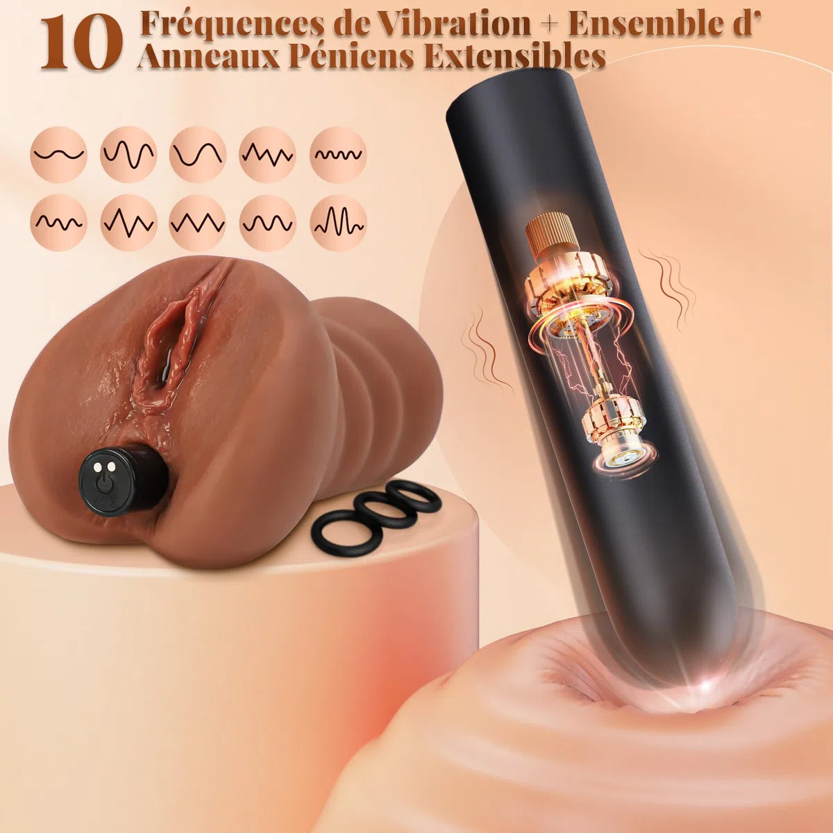 Silicone Masturbâteur pour Homme