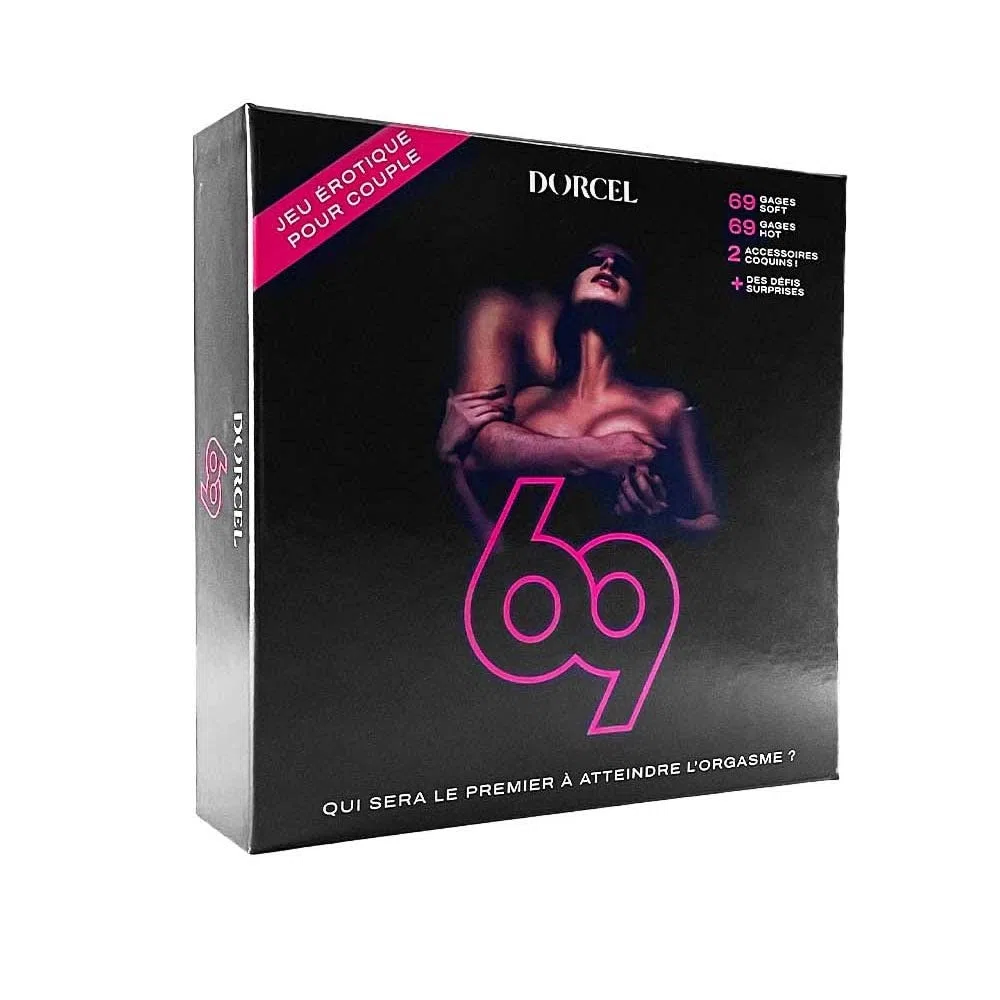 Jeu Érotique 69 - Dorcel - Jeu couple - idée cadeau saint valentin - Jeux de société pour couple - idée cadeau pour noel