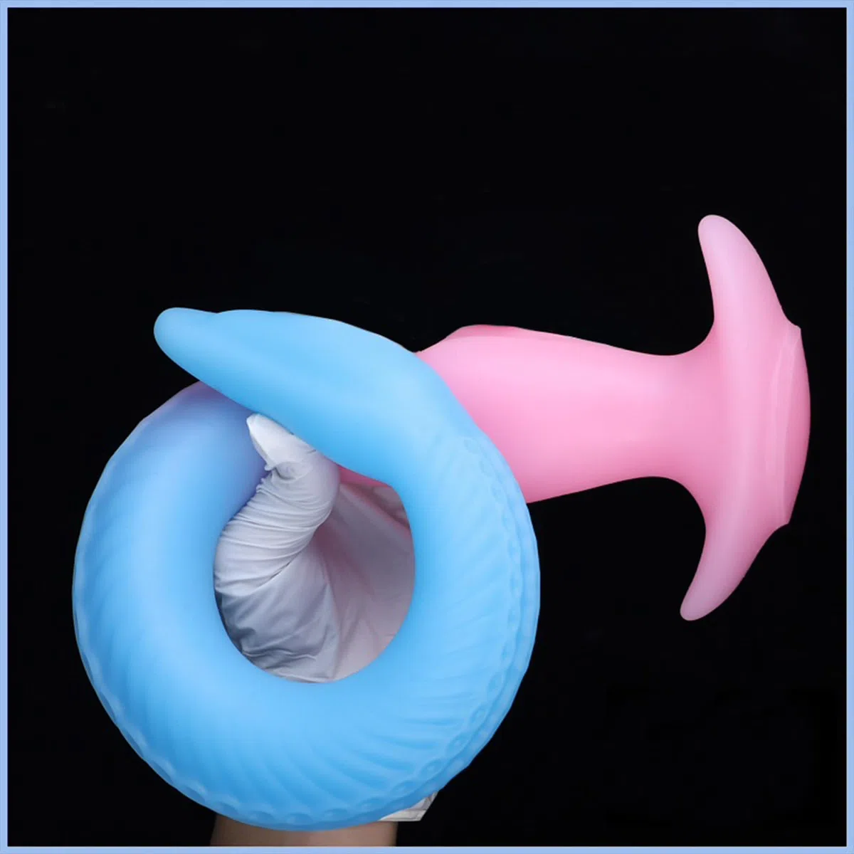 AMAZBEE Gode Anal en Silicone Tentacule Octopus Dildo xxl Extra Long avec Base Stimulant Anal Stretcher Soft Anal Plug Sex Toy Couples Extreme Sex (Purple-M)