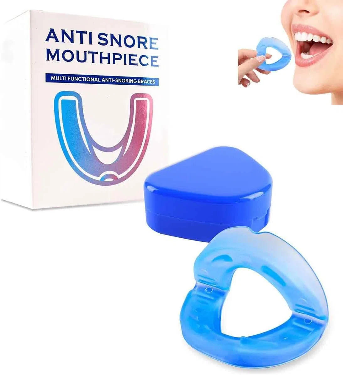 Santavya Embout Buccal anti-ronflement silence de la première nuit Confortable et pratique (1PCS)