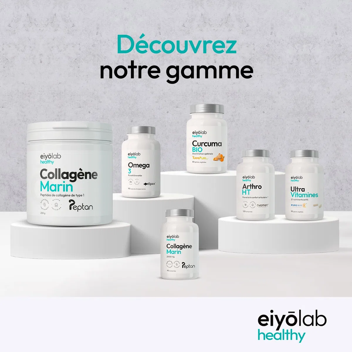 ZMA HT | Zinc Bisglycinate + Magnésium + Mélatonine | Dosage Optimal | Facilite l’endormissement et la Récupération Musculaire | 90 Gélules | Fabriqué en France | Eiyolab
