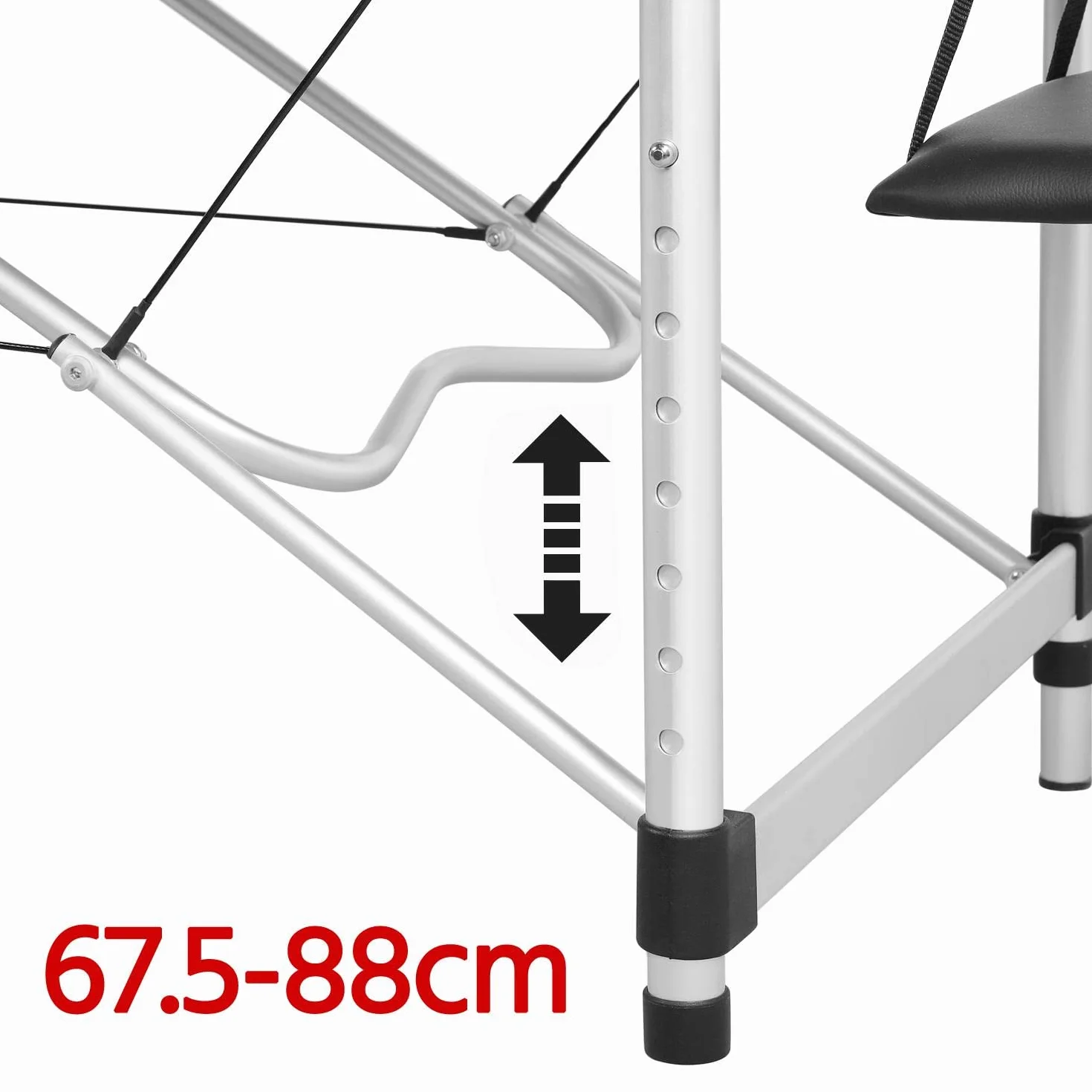 Yaheetech Table de Massage Pliante Professionnelle 3 Section 90 x 213 cm avec Cadre en Aluminium Lit de Massage Large Portable à Hauteur Réglable Repose-tête Ergonomique pour Massage Spa Tatouage