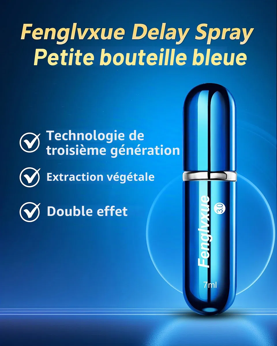 Spray Retardateur pour Homme, Spray de retard pour les hommes, Extraction naturelle des plantes Technologie de troisième génération 3.0, （7ML)