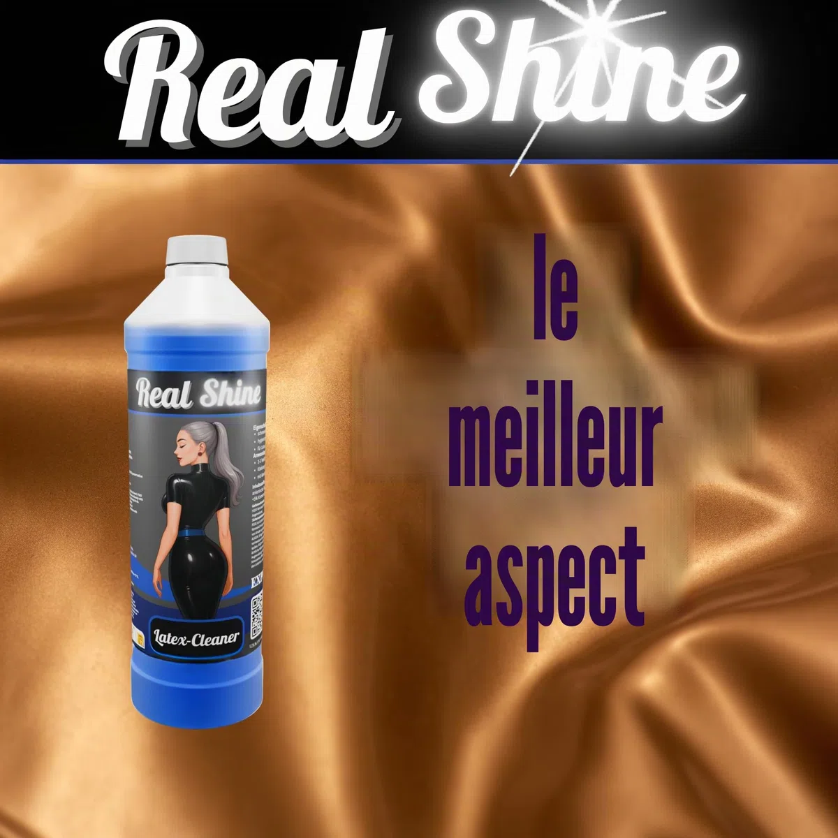 Optimal Products Special Latex Lessive 1 l pour vêtements en latex I Nettoyant inodore végétalien I Convient aussi au caoutchouc
