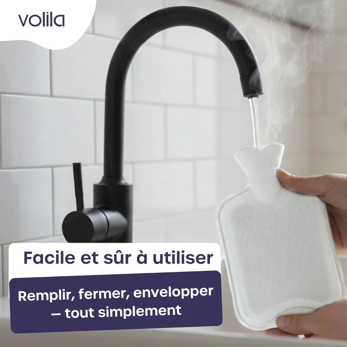 Bouillotte Ceinture d'Eau Chaude - 1,5L Ceinture Bouillotte de Luxe, Douce et Portable pour Soulager les Douleurs Menstruelles (Blanc)
