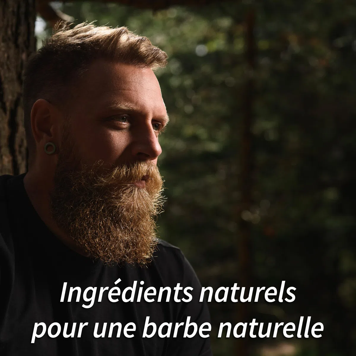 Mr Bear Family Shampoing barbe homme naturel 250ml - Boisé - plus d'hydratation pour une barbe plus fournie et plus saine - 2-en-1 savon à barbe et revitalisant pour barbe - Produit barbe hommes