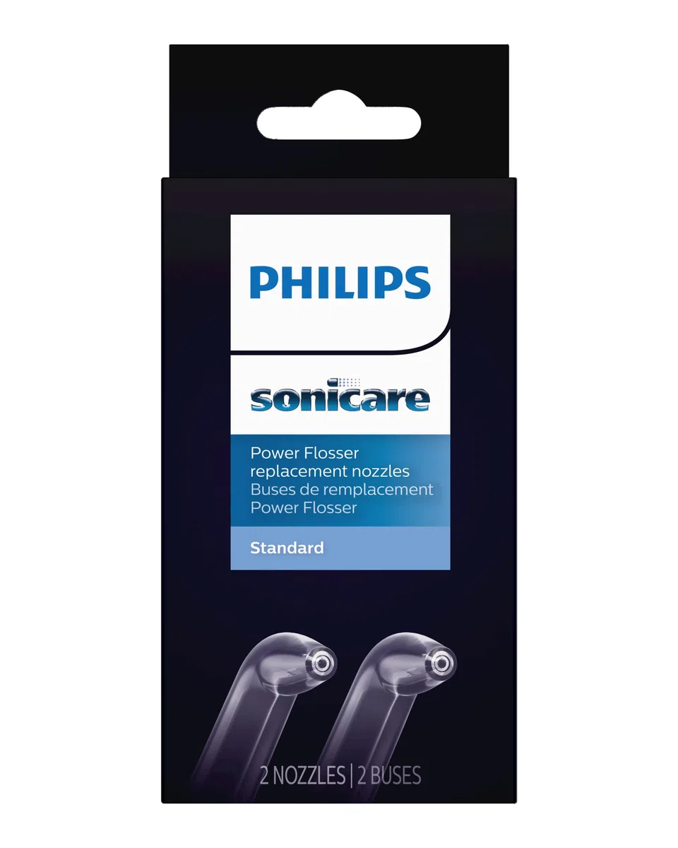 Philips Sonicare Power Flosser Lot de 2 embouts standard (F1) Blanc HX3042/00
