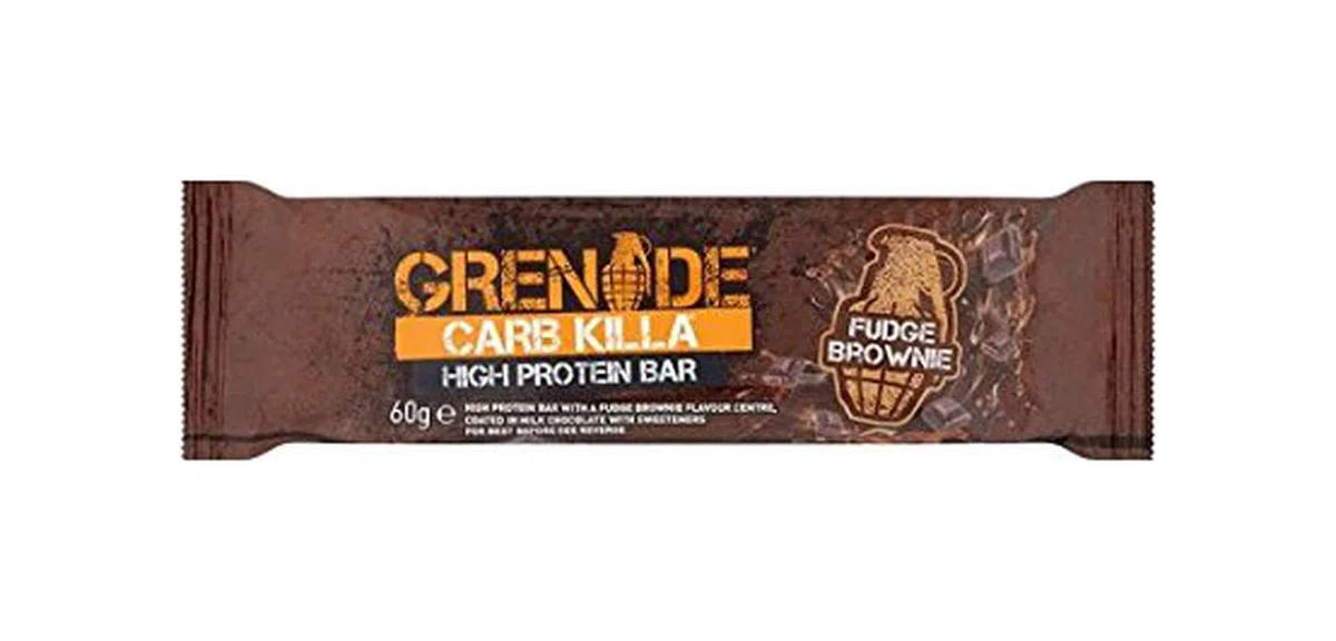 Grenade Carb Killa Barre Hyperprotéinée à Faible Teneur en Glucides 12 x 60g - Fudge Brownie