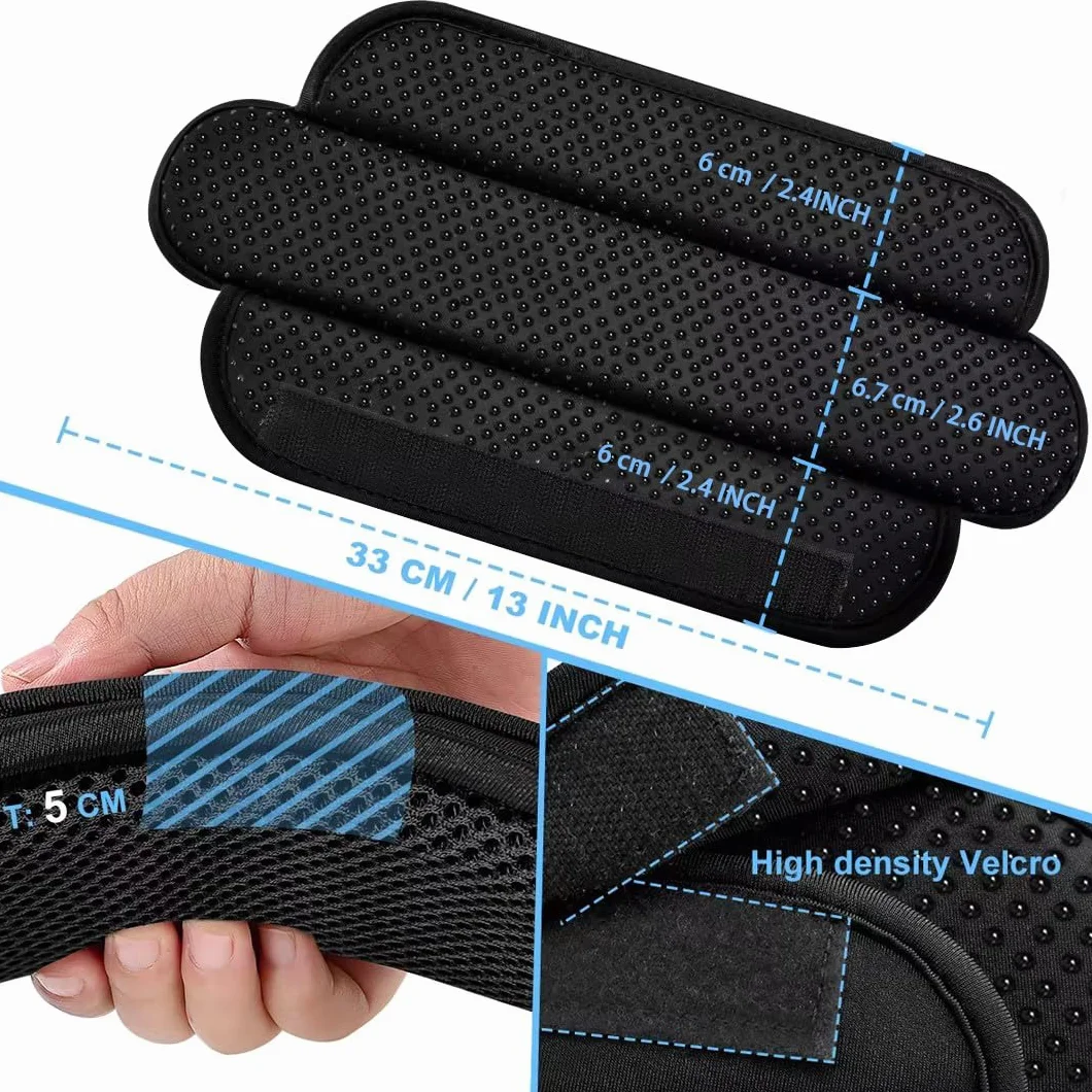 ZINZ 2-Pack Épaulière Universelle avec Coussin Ultra épais pour Sac à Bagages, Sac à Bandoulière, Long, Antidérapant et Respirant