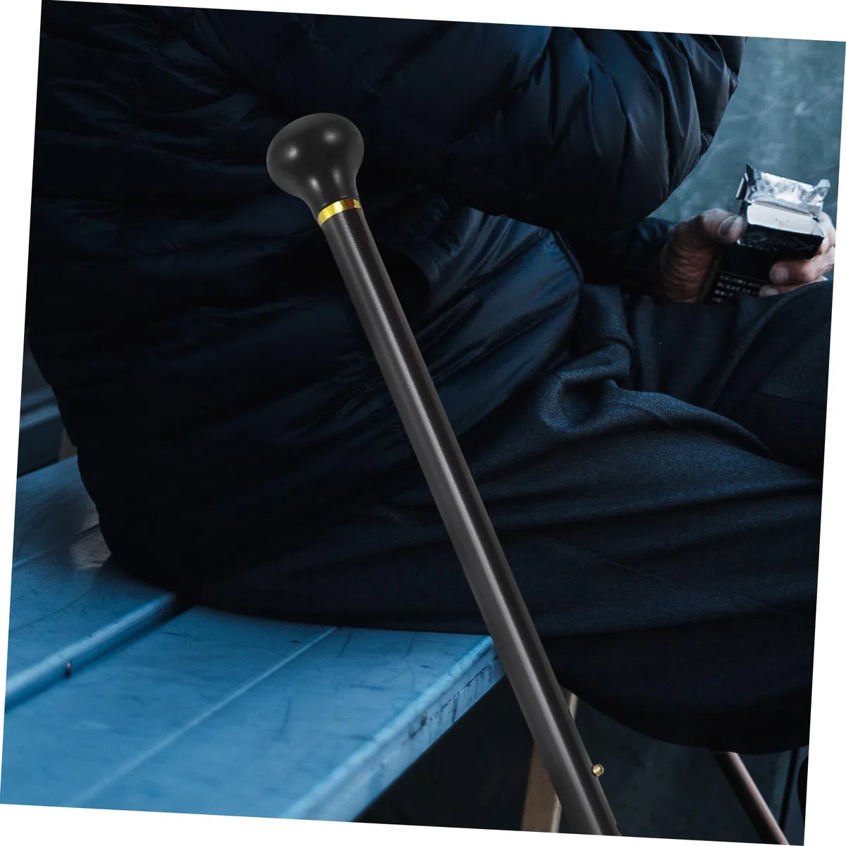 Poignée de Bâton en Bois Massif Antidérapante et Légère, Pommeau de Canne Élégant pour Seniors et Personnes en Convalescence, Accessoire de Remplacement Robuste
