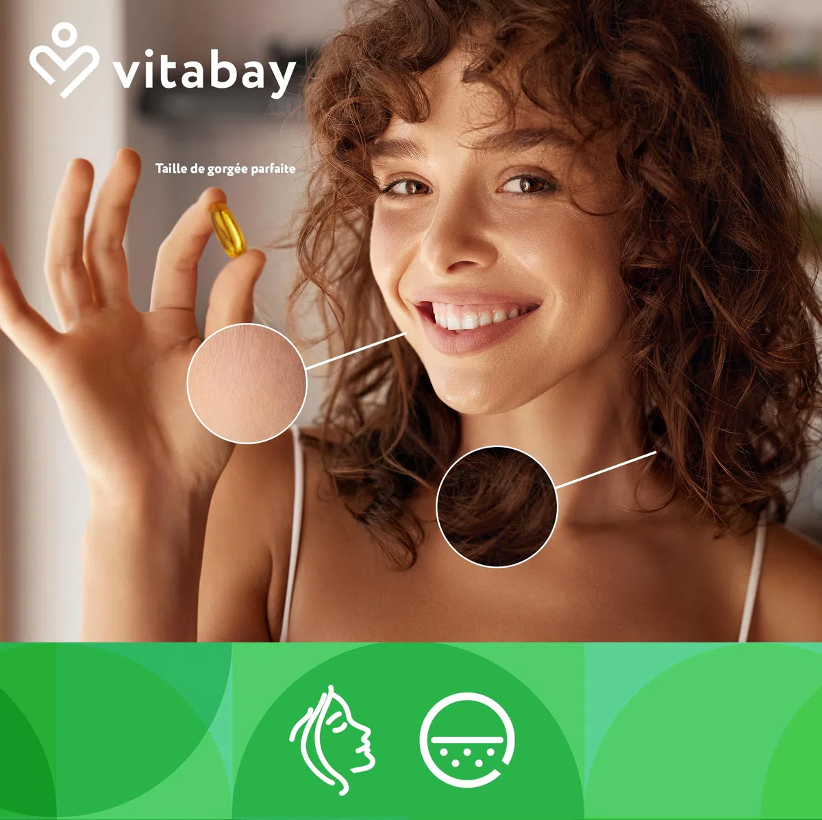 Vitabay Vitamine E 600 IE Depot - 200 softgels végétaliens - D-alpha tocophérol naturel - haut dosage - protection cellulaire contre le stress oxydatif - testé en laboratoire - 12 mois