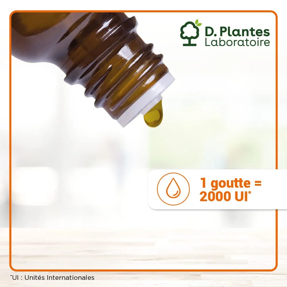D.Plantes - Vitamine D3++ 2000 UI - Huile - 20ml