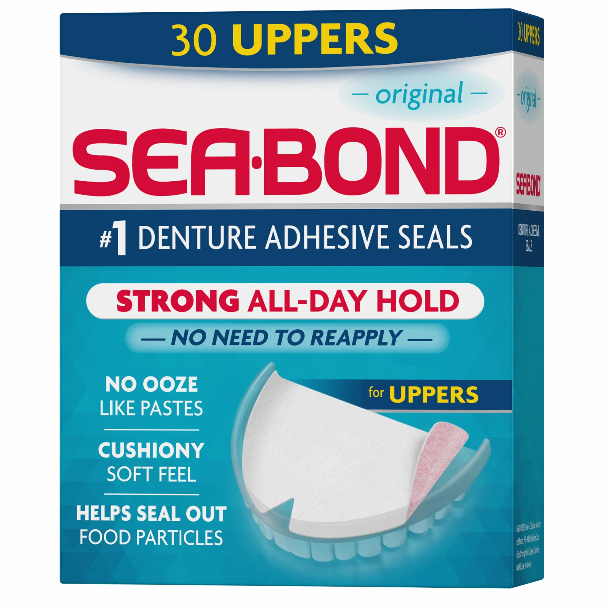 Sea Bond Lot de 30 joints adhésifs sécurisés pour prothèses dentaires