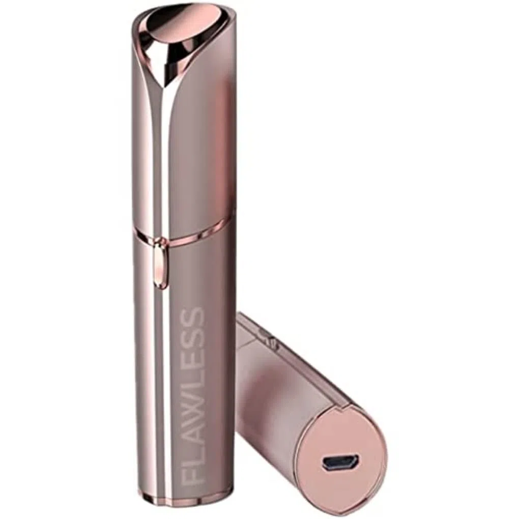 Finishing Touch Flawless Face, Eliminateur De Duvet Visage Rechargeable Nouvelle Génération, Doux Et Sans Danger, Blush, 1 Têtes Des Remplacement