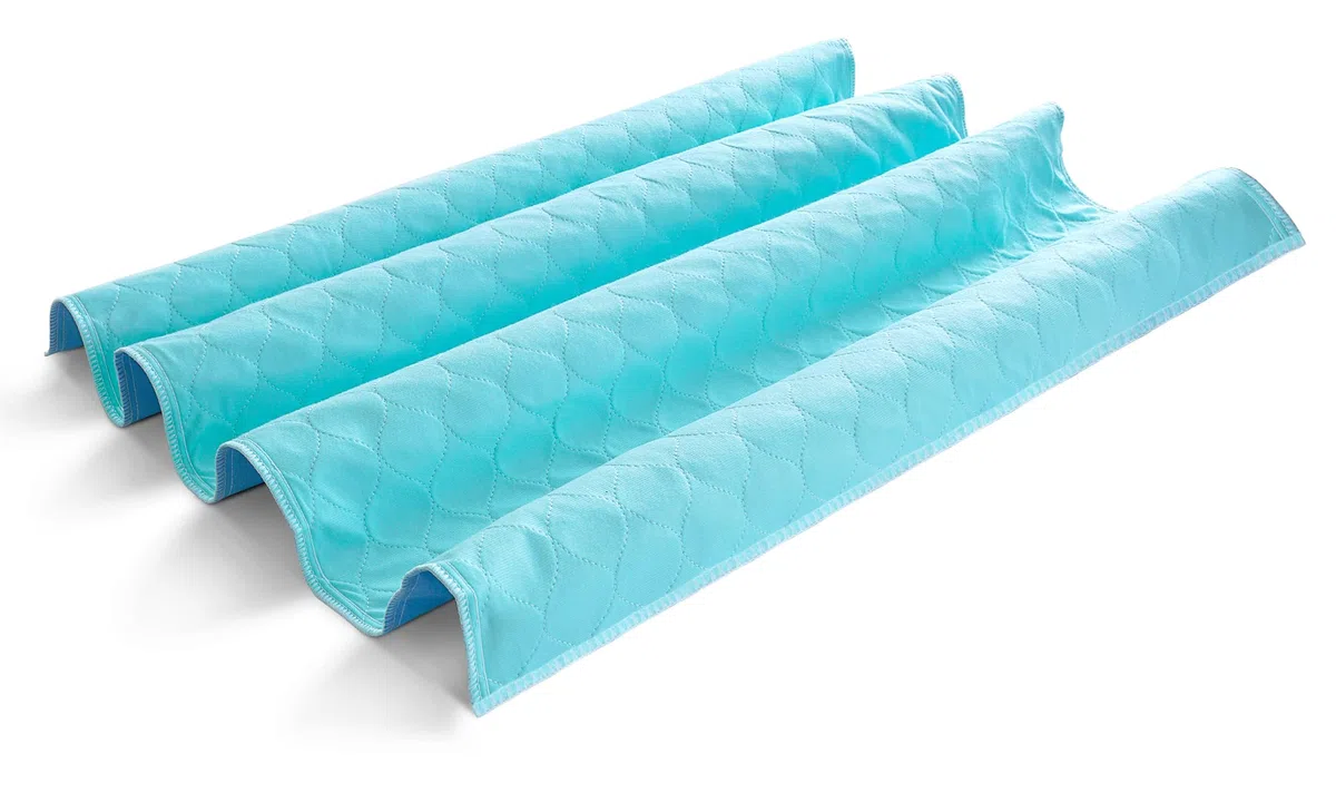 AIDAPT Lot de 2 protège-Matelas lavables pour Incontinence, Disponibles en 85 x 90 cm, pour lit Simple