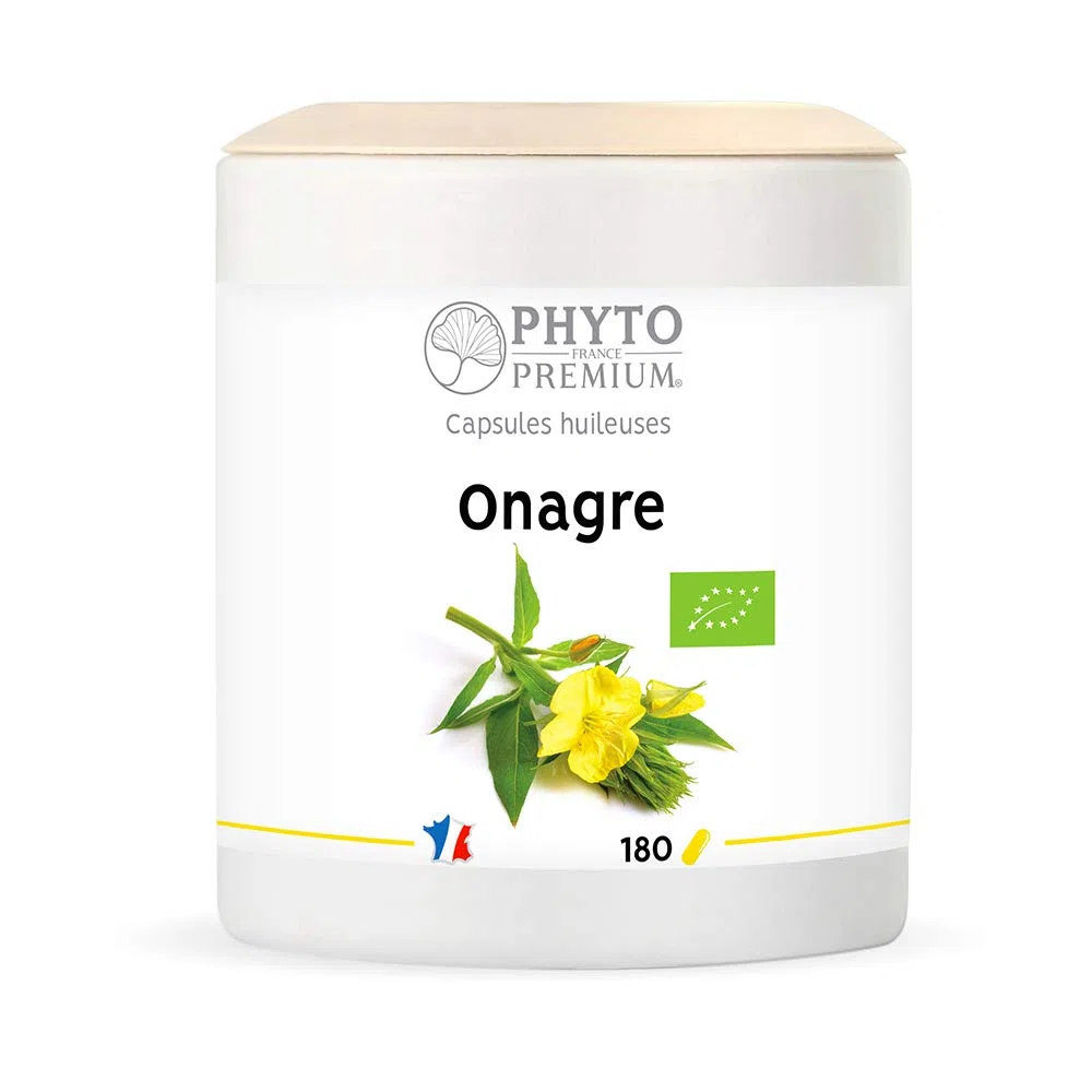 Capsules huileuses d' ONAGRE 500 MG (BIO) - Boite grand modèle
