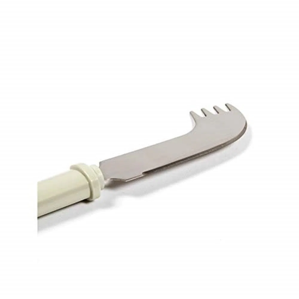 Homecraft, combiné couteau-fourchette, couverts, ustensile de cuisine, aide aux repas, conçu pour manger à une main, en acier inoxydable, Outil d'assistance à la vie