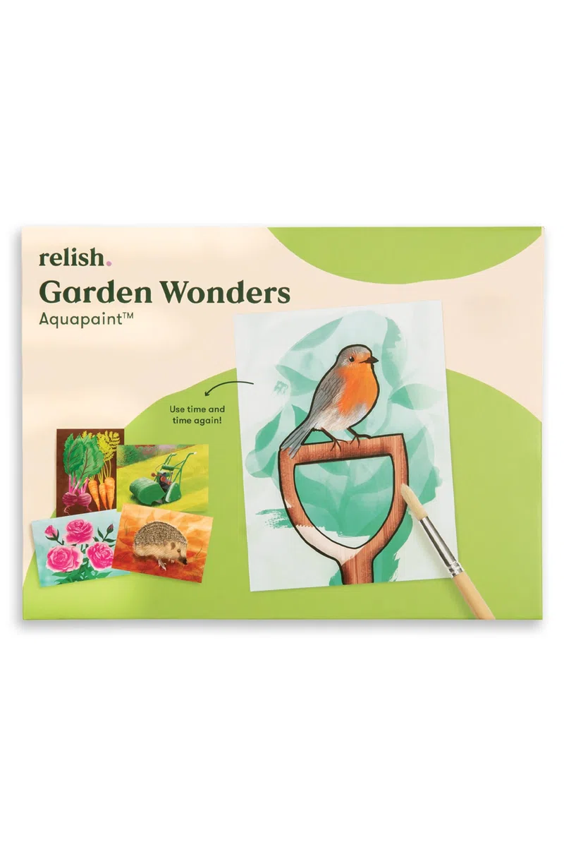 Relish ‘Garden Wonders’ Aquapaint (Peinture à l’Eau Réutilisable) : Jeux Adaptés aux Seniors Atteints de Démence ou d’Alzheimer