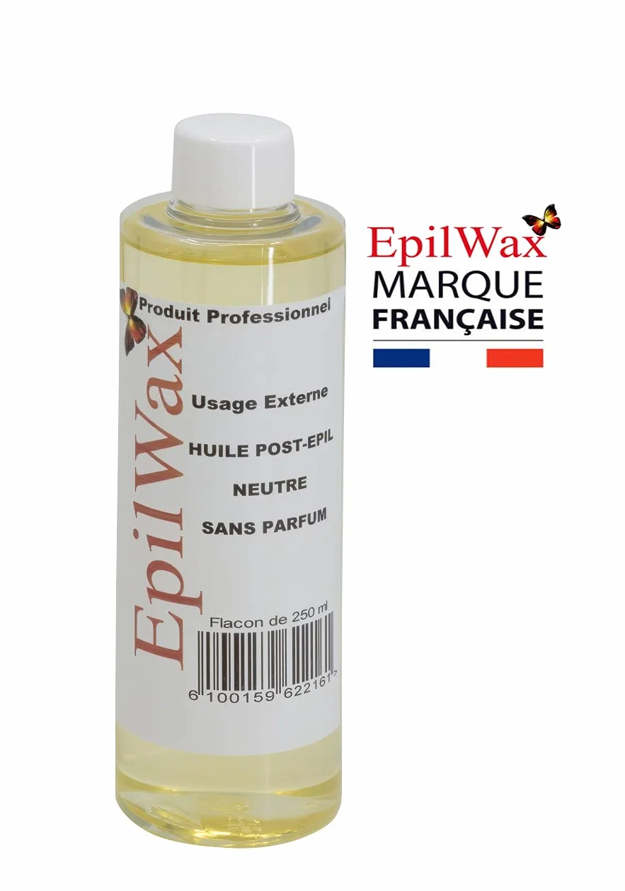 EpilWax - Lot de 12 x Roll On Cire Epilation à l'Azulène + 100 x Bandes d'Épilation + Huile après Épilation - Jambes, Aisselles, Corps - Facile à étaler et à Retirer