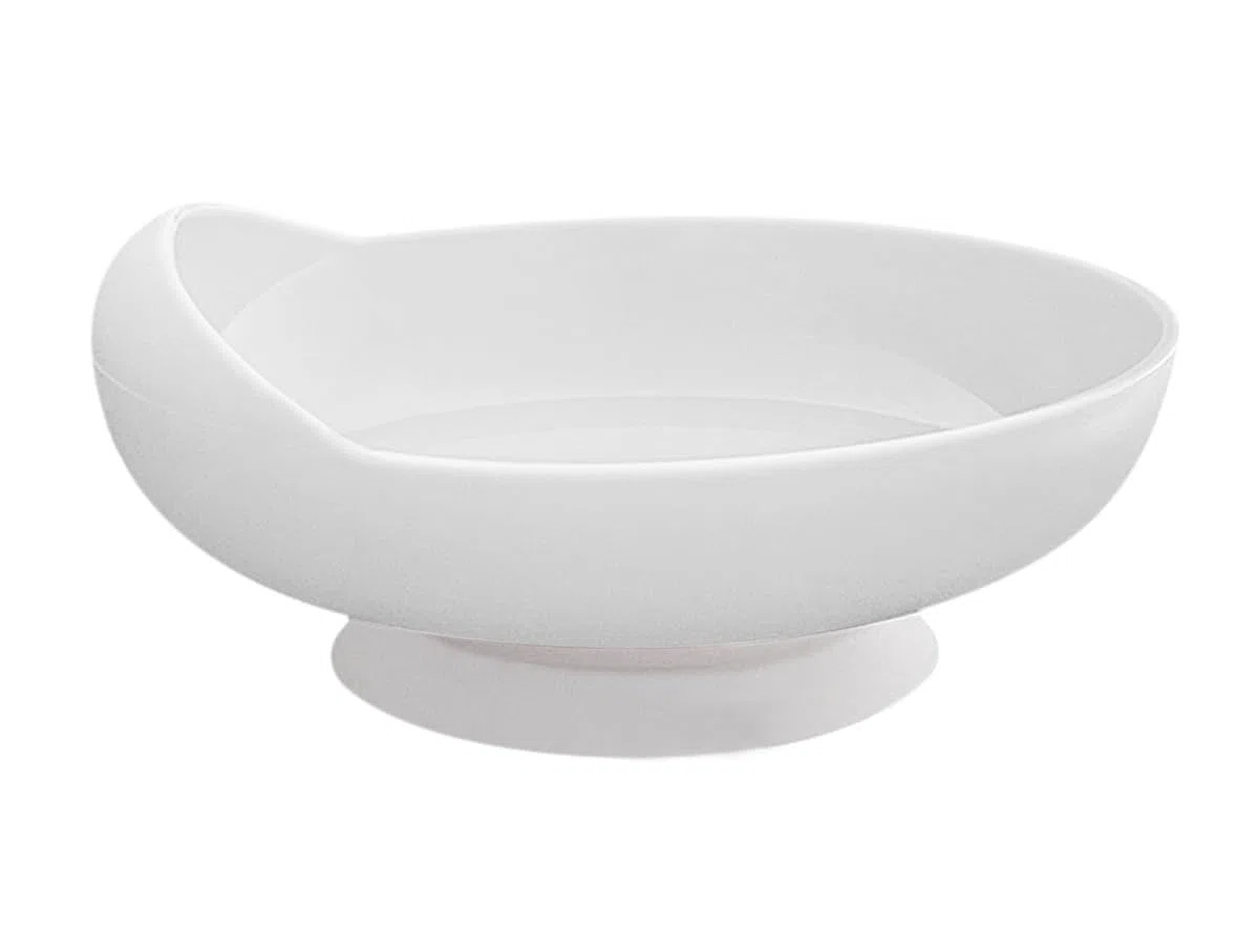 Assiette à cuillère avec base à ventouse pour personnes handicapées, bols pour personnes âgées, bol adaptatif, assiette à cuillère anti-déversement pour personnes âgées, handicapées parkinsoniennes