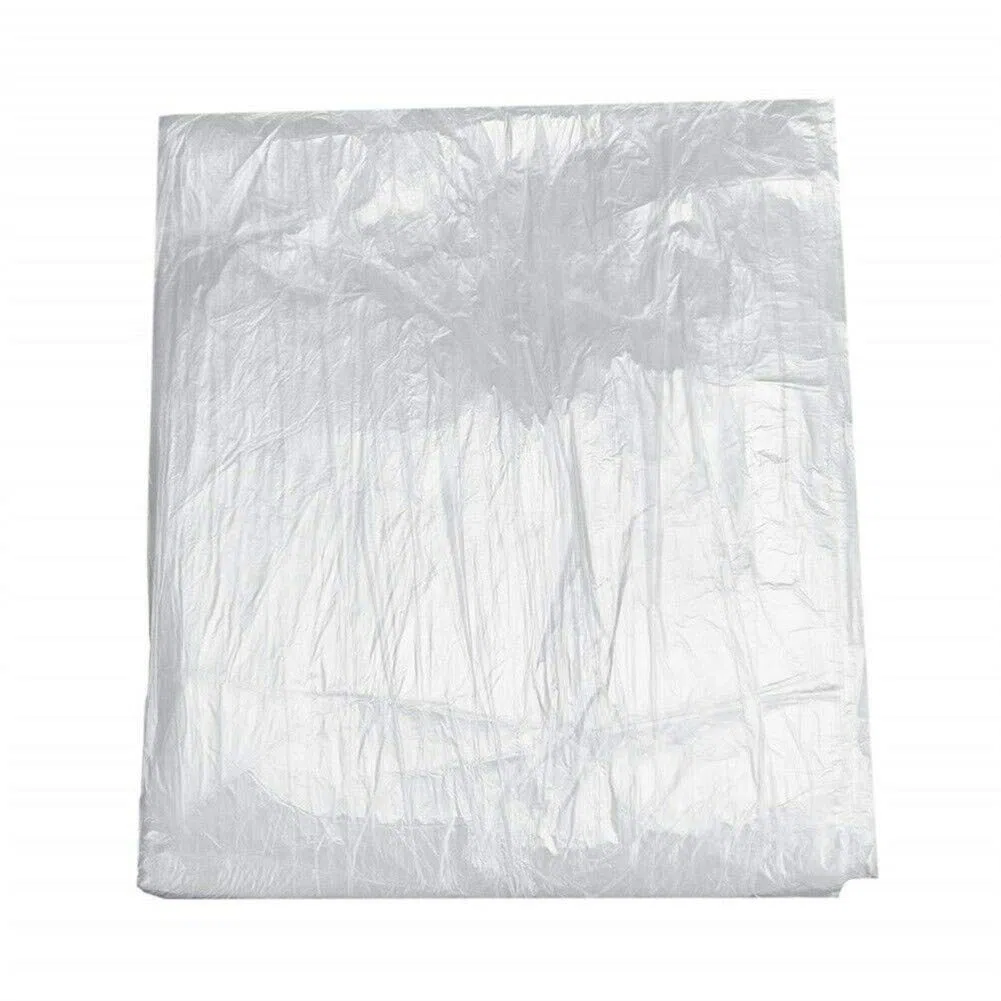 Lot de 100 housses jetables en plastique pour table de massage, spa, salon, 90 x 180 cm