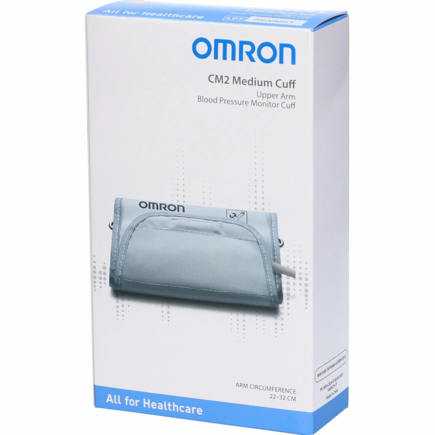 OMRON Brassard taille moyenne 9513256-6 – Brassard tensiomètre 22 à 32 cm pour tensiomètre bras