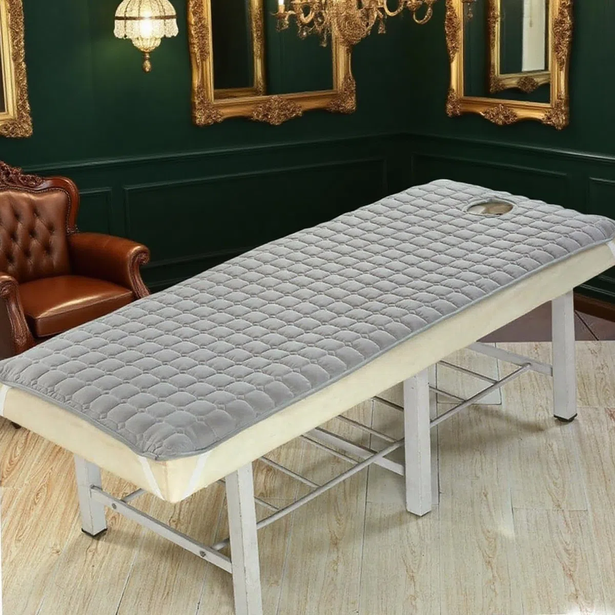 Surmatelas pour Lit de Spa - Coussin de Table de Massage Antidérapant | Matelas Lavable Doux Respirant 180x90cm pour Spa Relaxation Esthéticienne Épilation Cire