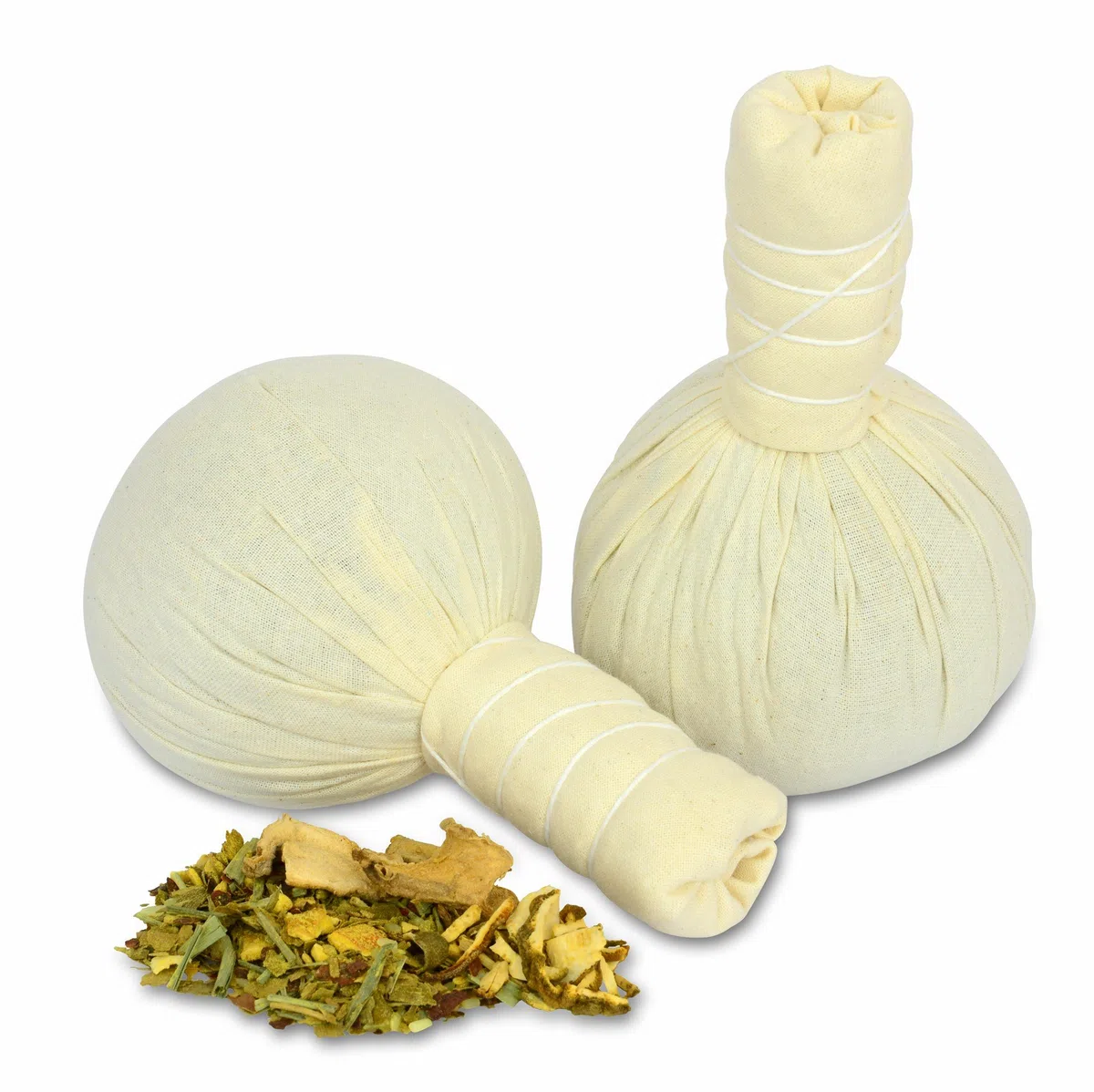 Tampon à base de plantes - Ayurveda - 2 pièces a` 75 g - pour le traitement de désintoxication et de régénération
