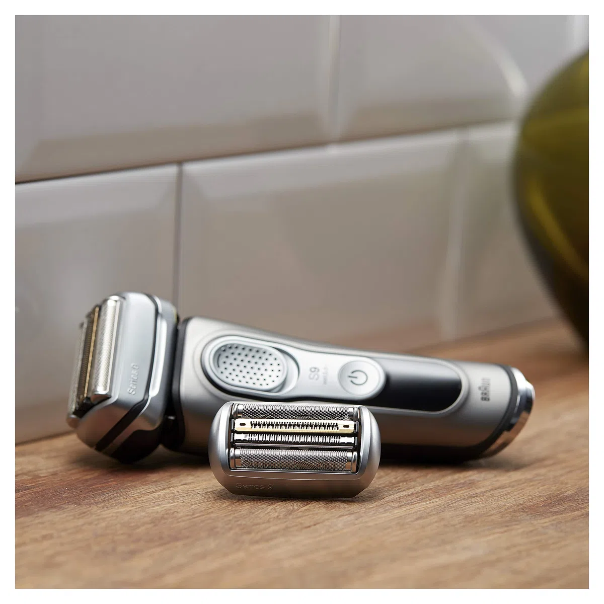 BRAUN Pièce de Rechange pour Rasoir 92S Compatible avec les Rasoirs Series 9 Argenté