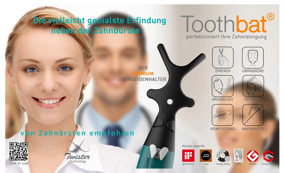 Wow Support Fil dentaire pour la bouche parfaite et de nettoyage dentaire, nettoyage interdentaires, hygiène dentaire, soins de santé (Verte)