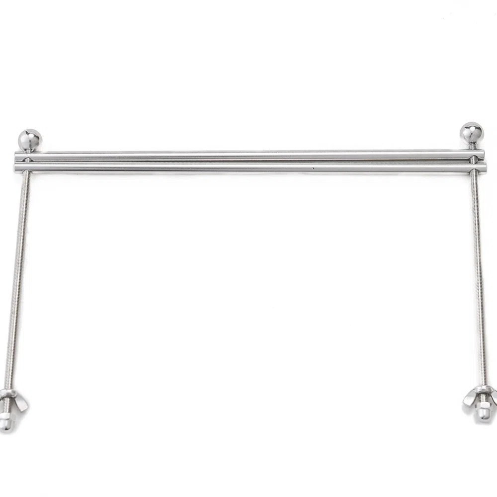 Pinces à seins Pince de Bondage en Acier Inoxydable Simple et Ajustable Écarteur Clips de Tétons Appareil de Torture pour Seins, Jeu de Jouets Sexuels pour Fem SM (A)
