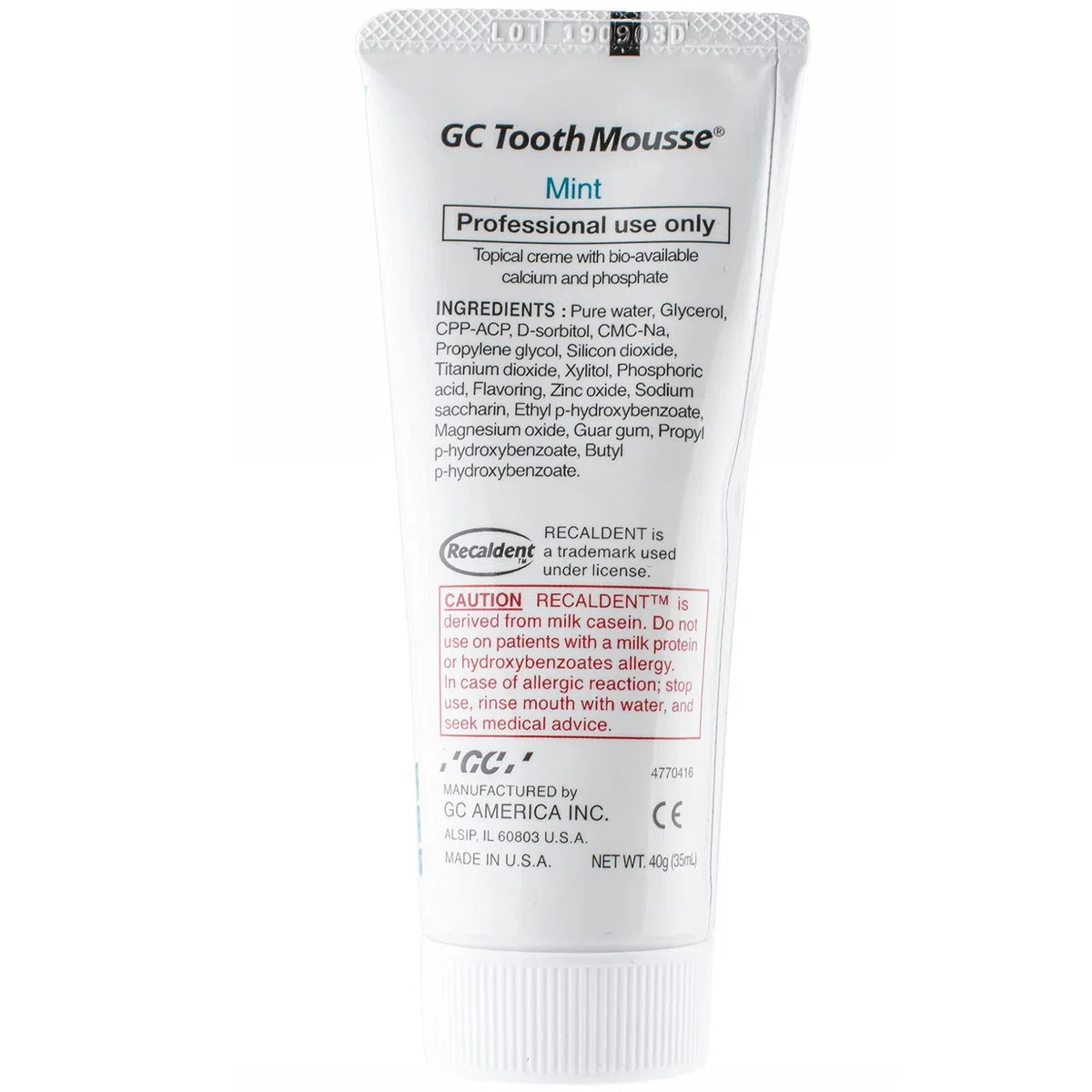 Tooth Mousse Mint [Personal Care]