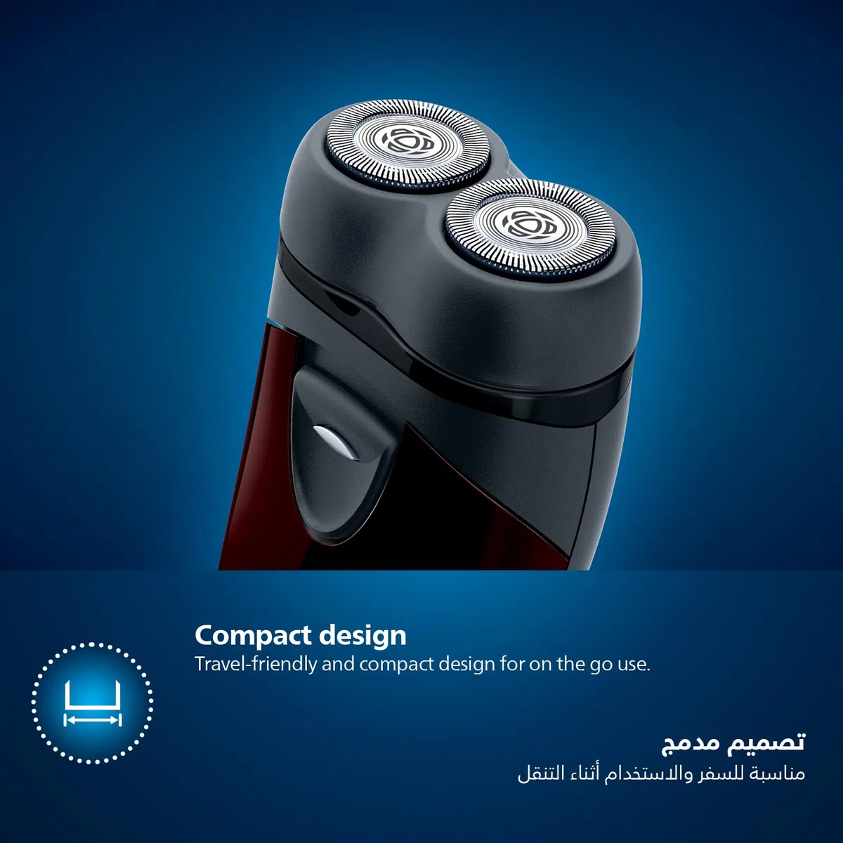 Philips PQ206 Electric shaver Battery powered Convenient to carry /GENUINE
