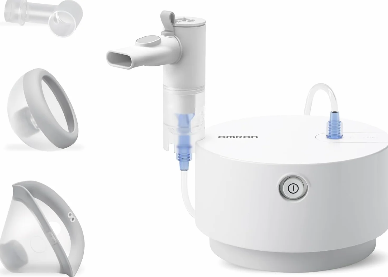 OMRON X105 Advanced Versatile Nébuliseur – Inhalateur respiratoire pour le rhume, l'asthme et la bronchite – Nebulisateur médical pour toute la famille – Technologie AVT – Avec accessoires
