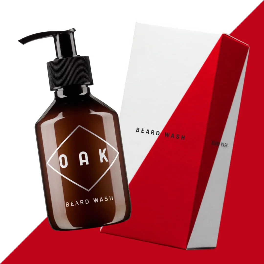 OAK BEARD WASH, Shampoing à barbe, savon à barbe (200 ml)