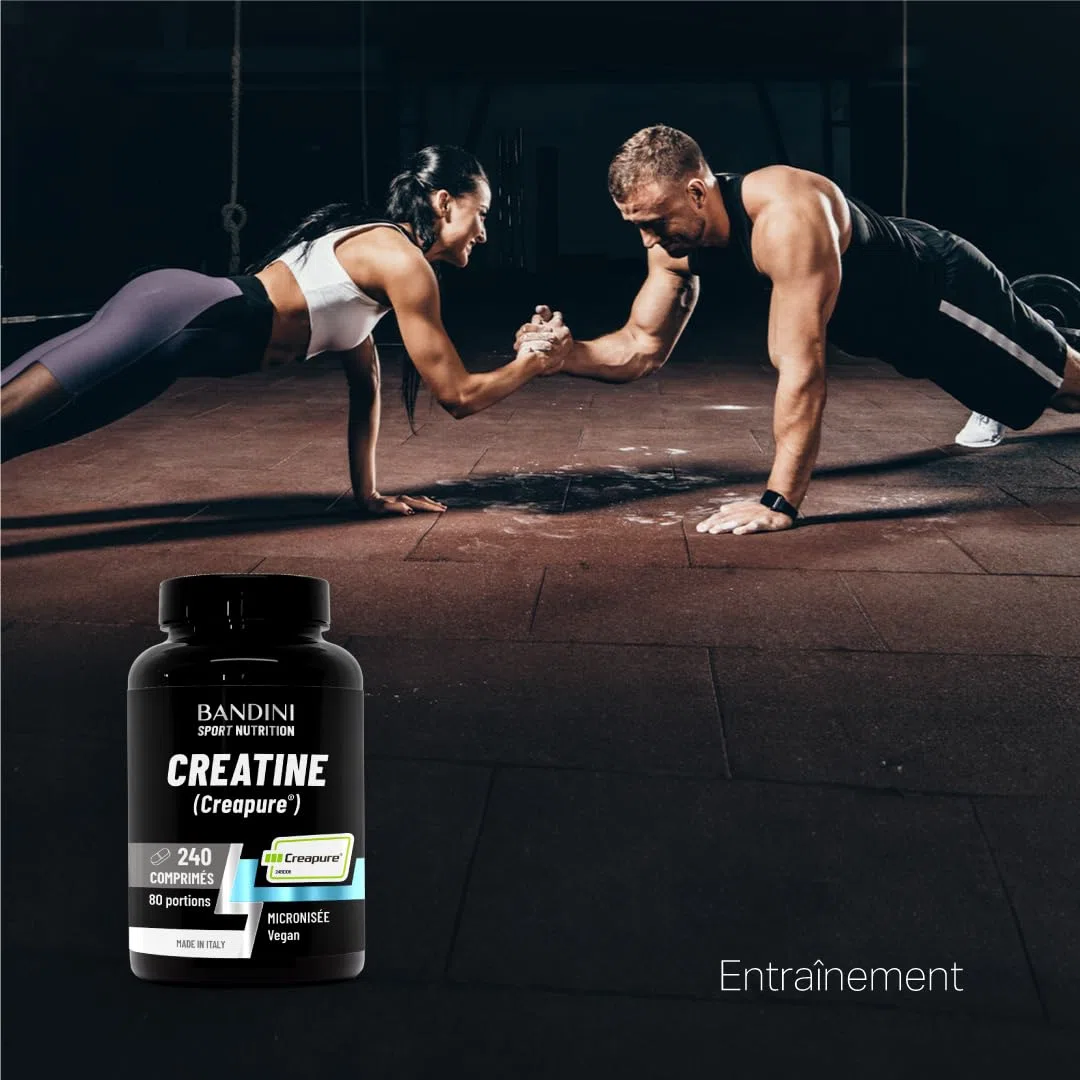 Bandini® Creatine CREAPURE® Monohydrate 240 Comprimés 3000mg par dose - | Entraînement, Sport, Gymnastique et de Pré-Entraînement - Monohydrate de Créatine pour l'ATP et la Récupération - 100% Vegan