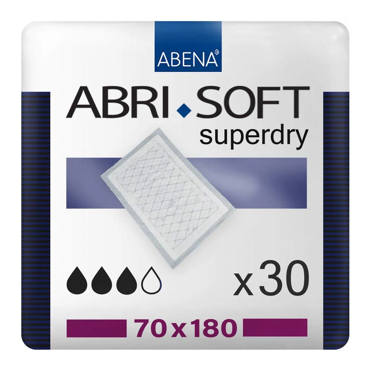 Abena Abri-Soft Superdry UU Alèse 70 x 180 cm 30 Pièces