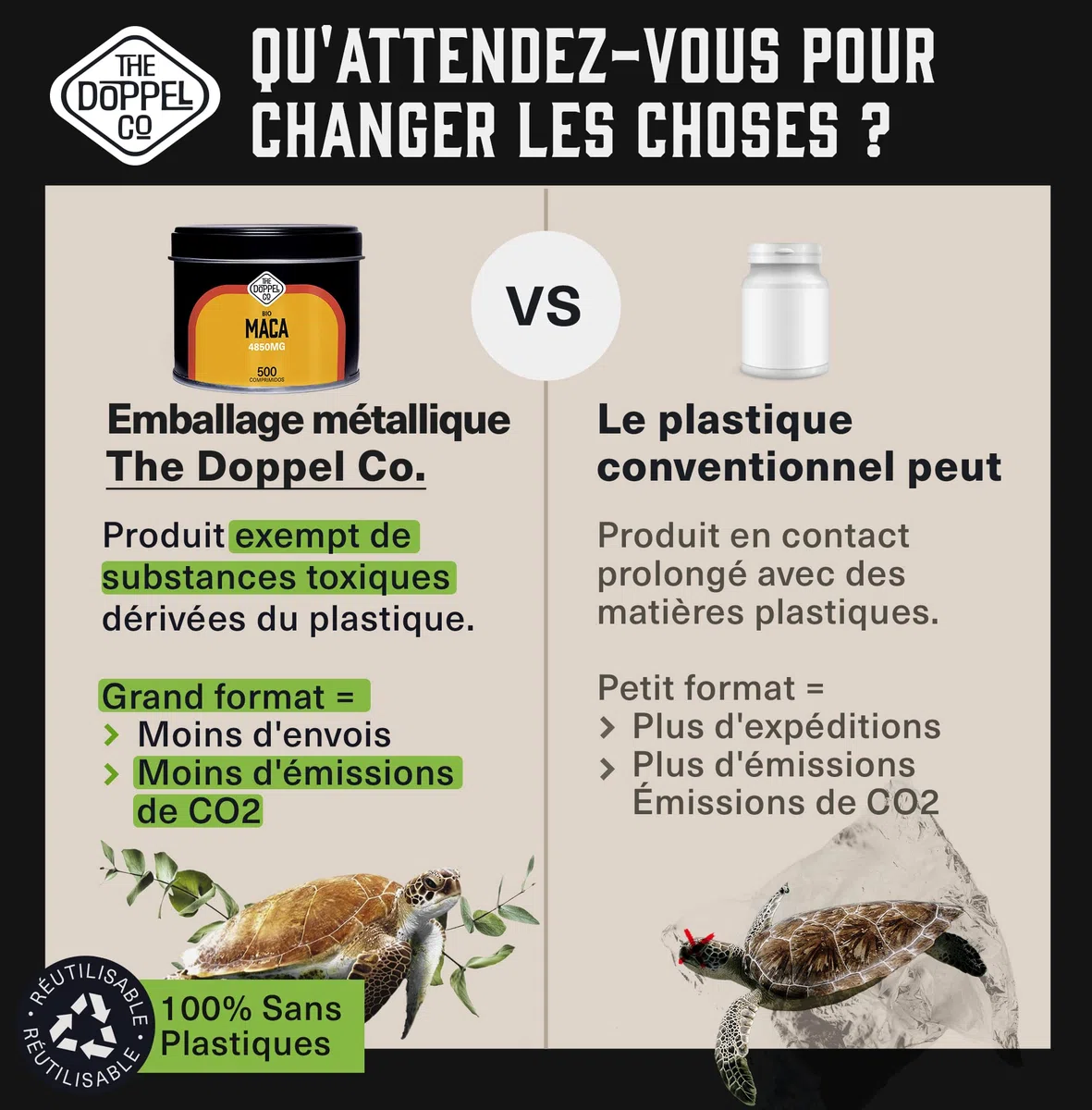 Maca Bio du Pérou 4850mg - 500 Comprimés - Extrait 5:1 - Cure de 4 mois - Maca Péruvienne Pura - Énergie et Vitalité - Sans Plastique - Certifié Bio
