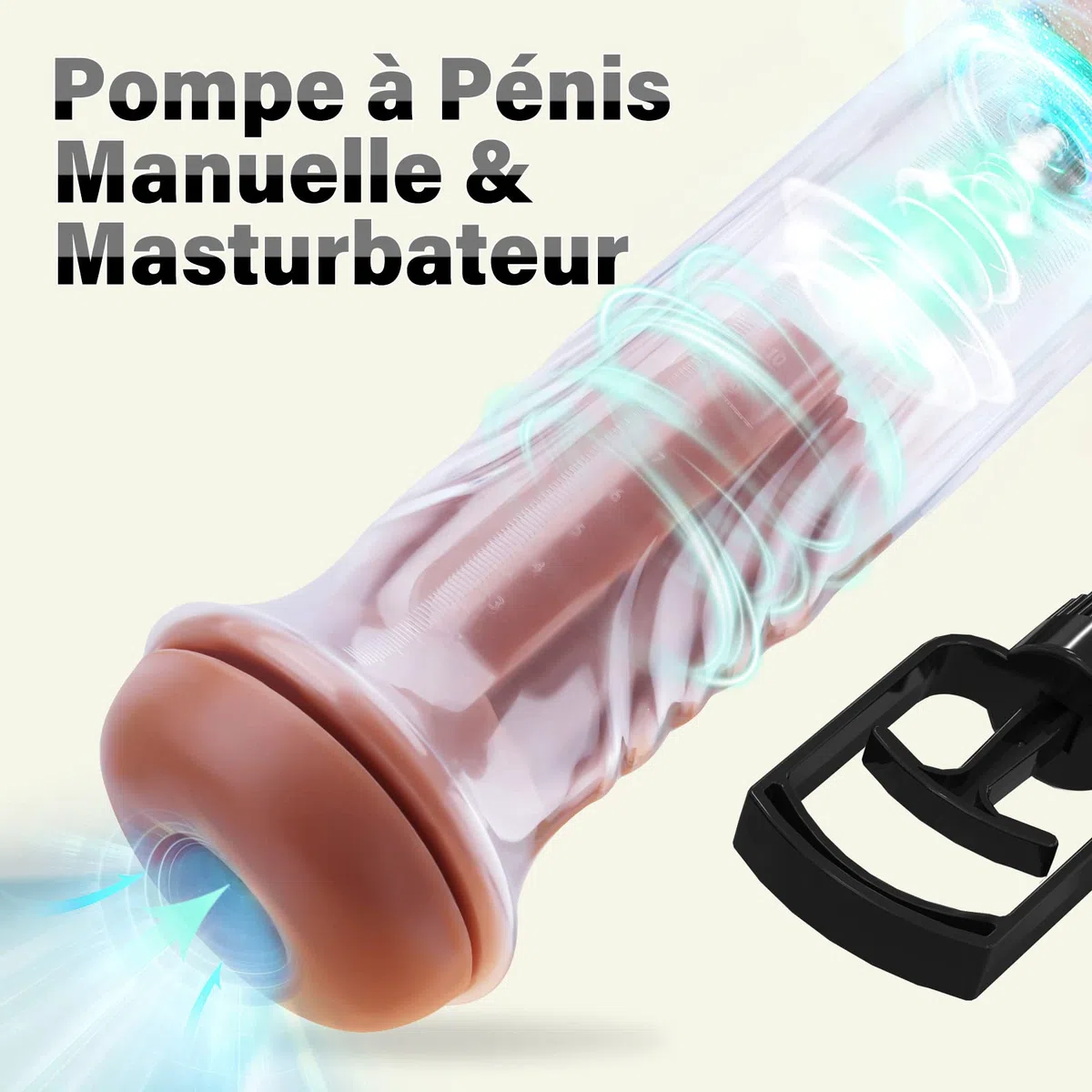 Améliorée Pompes à Pénis Sex Toys pour Homme - Pompe a Penisse Masturbeuse Homme avec Vaginette Silicone Pompe a Penis pour L'agrandissement du Pénis Sextoyse Homme Sex Toyspour pour Couple Plaisir