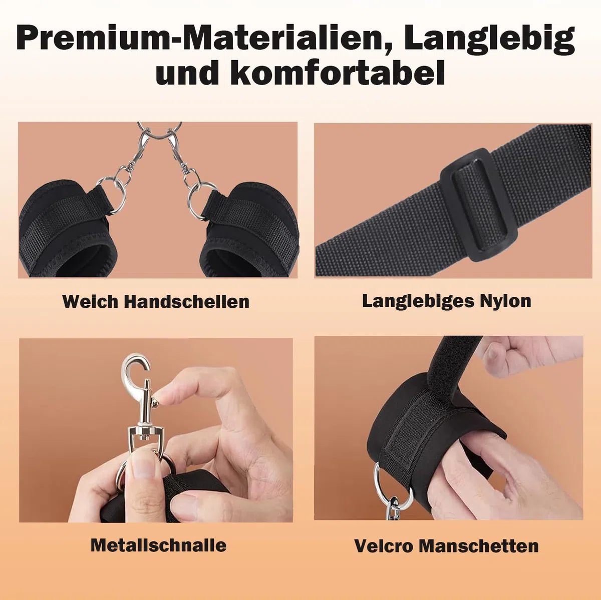 Menottes Sexy Sex Lit Kit Bdsm Bondage Retenue et Bondage Bdsms Set Accessoires Hard SM Bondagerie Sexes Harnais Femme Sexy Bdsm Homme Kit SM Sex Toýs Couple